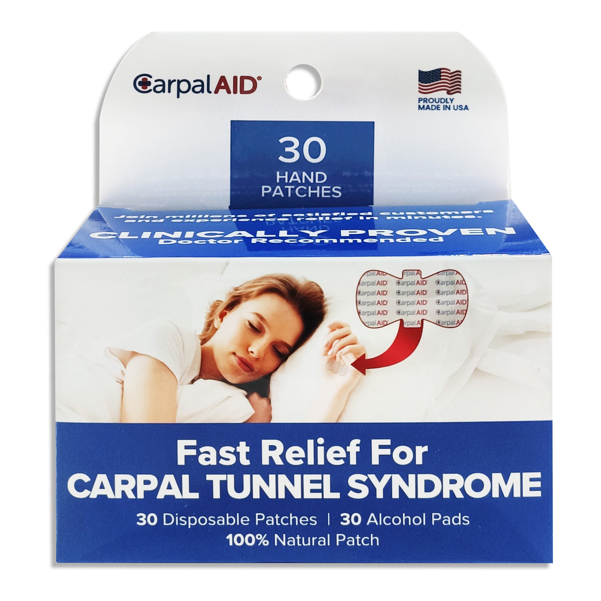 Carpal Aid Patch Hand-Based Carpal Tunnel Support MK 1254008