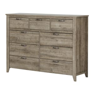 9-Drawer Storage Dresser - Rustic Style