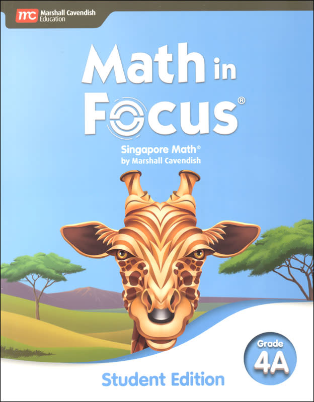 Math in Focus 2020 Student Edition Volume A Grade 4