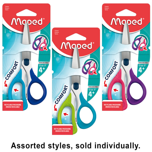 Sensoft Scissors with Asymetric Flexible Handles 5"