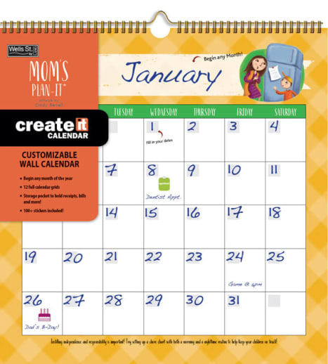 Mom's Create-it Wall Calendar