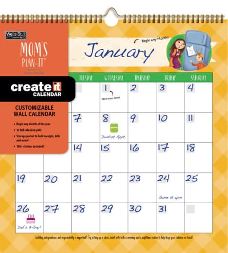 Mom's Create-it Wall Calendar