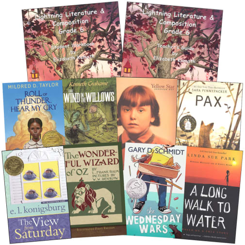 Lightning Literature Grade 6 Full Year Package with Literature
