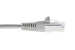 Cat5e Shielded Ethernet Patch Cable, Half-moon Boot, 35 ft, Gray