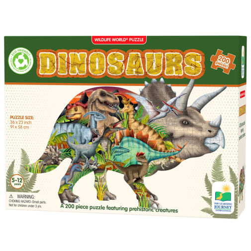 Wildlife World - Dinosaurs Puzzle (200 piece)