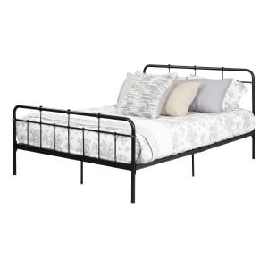 Metal Platform Bed with headboard