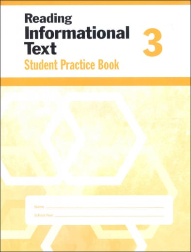Reading Informational Text Grade 3 - Individual Student Workbook