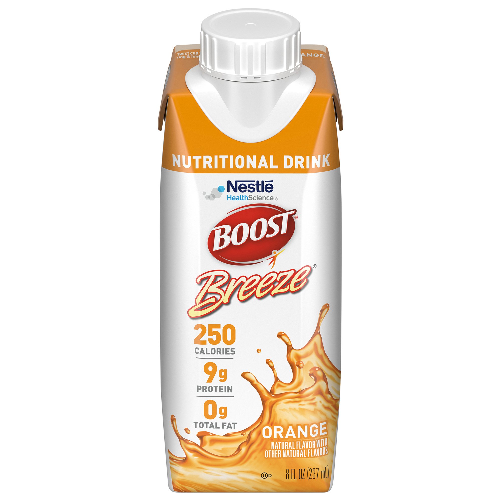 Boost Breeze Orange Nutritional Drink, 8-ounce Carton MK 1178529