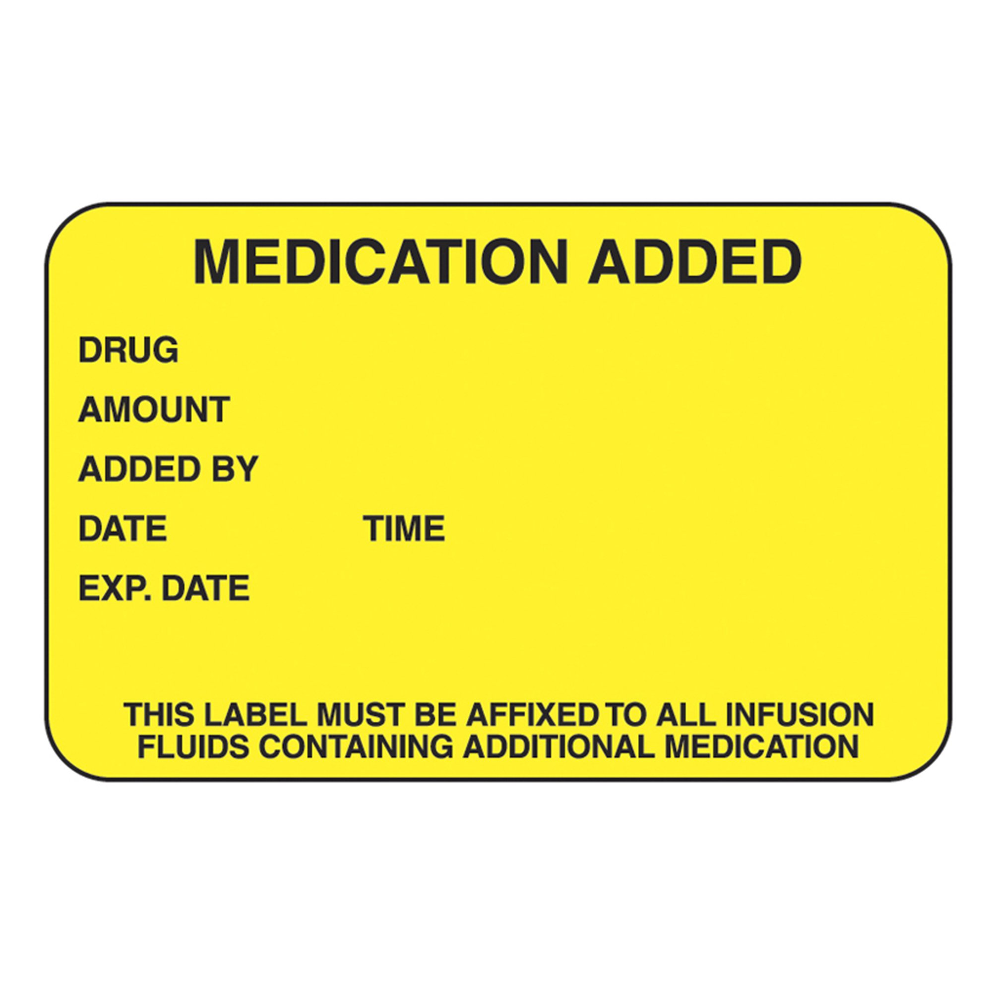 Indeed Medication Instruction Advisory Label MK 862243