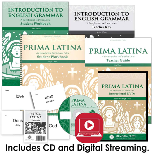 Memoria Press Prima Latina with Grammar Complete Set