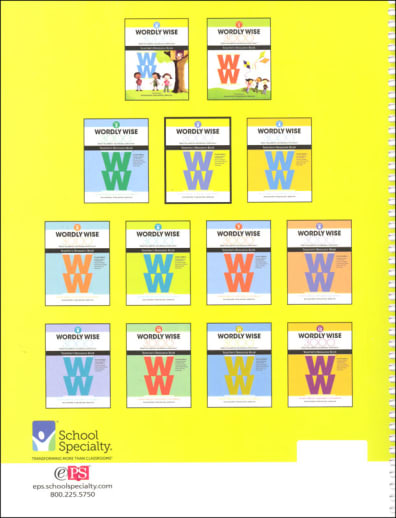 Wordly Wise 3000 Book 3 Teacher Resource Book, 4th Edition