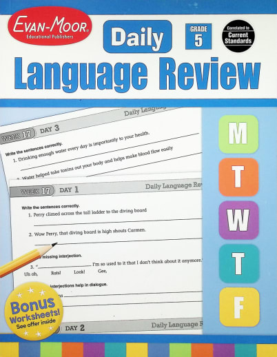 Daily Language Review Grade 5 (Common Core Edition)