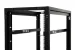 Gruber 19in, 23in, 30in Rack Mount Adjustable Rails, Black.