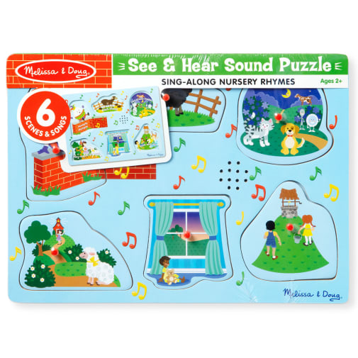 Melissa & Doug Sing-Along Nursery Rhymes 2 Sound Puzzle