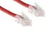 Cat5e Ethernet Patch Cable, Non-Booted, UTP, 1 ft, Red