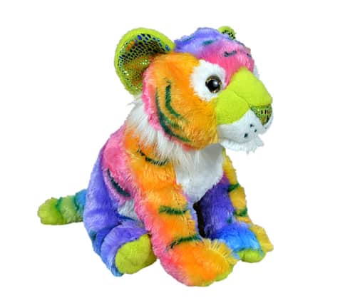 Wild Republic Rainbowkins Tiger 12" Plush