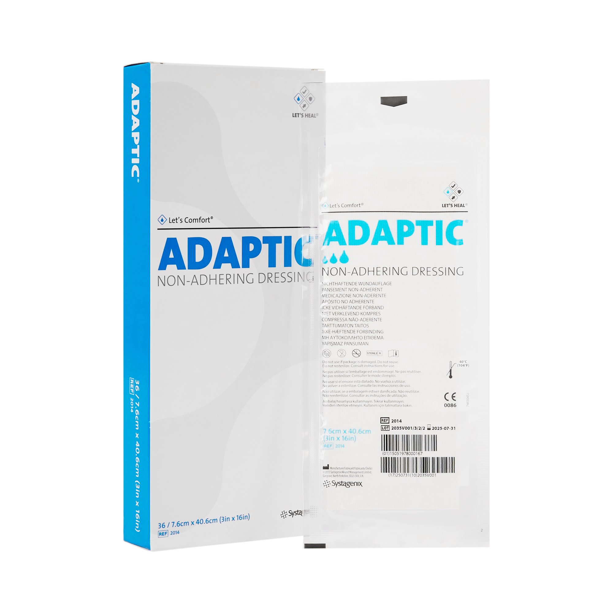 Adaptic Petrolatum Impregnated Dressing, 3 x 16 Inch MK 4635