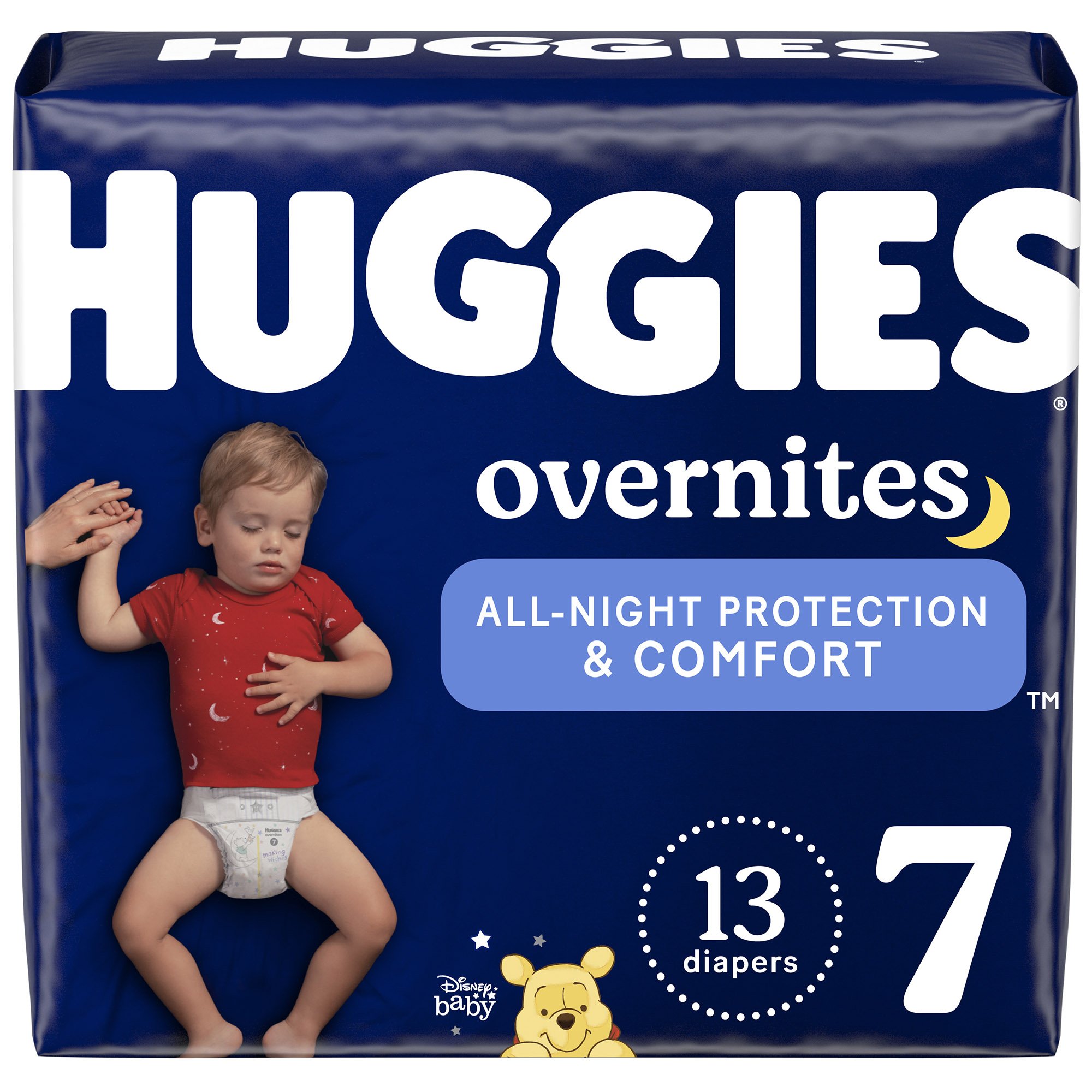 Huggies OverNites Diaper, Size 7 MK 1254304