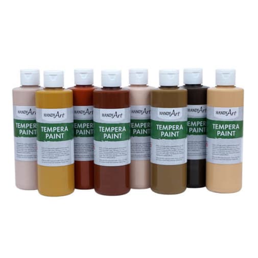 Tempera Paint Multicultural Kit - 8 oz. (8 Colors)