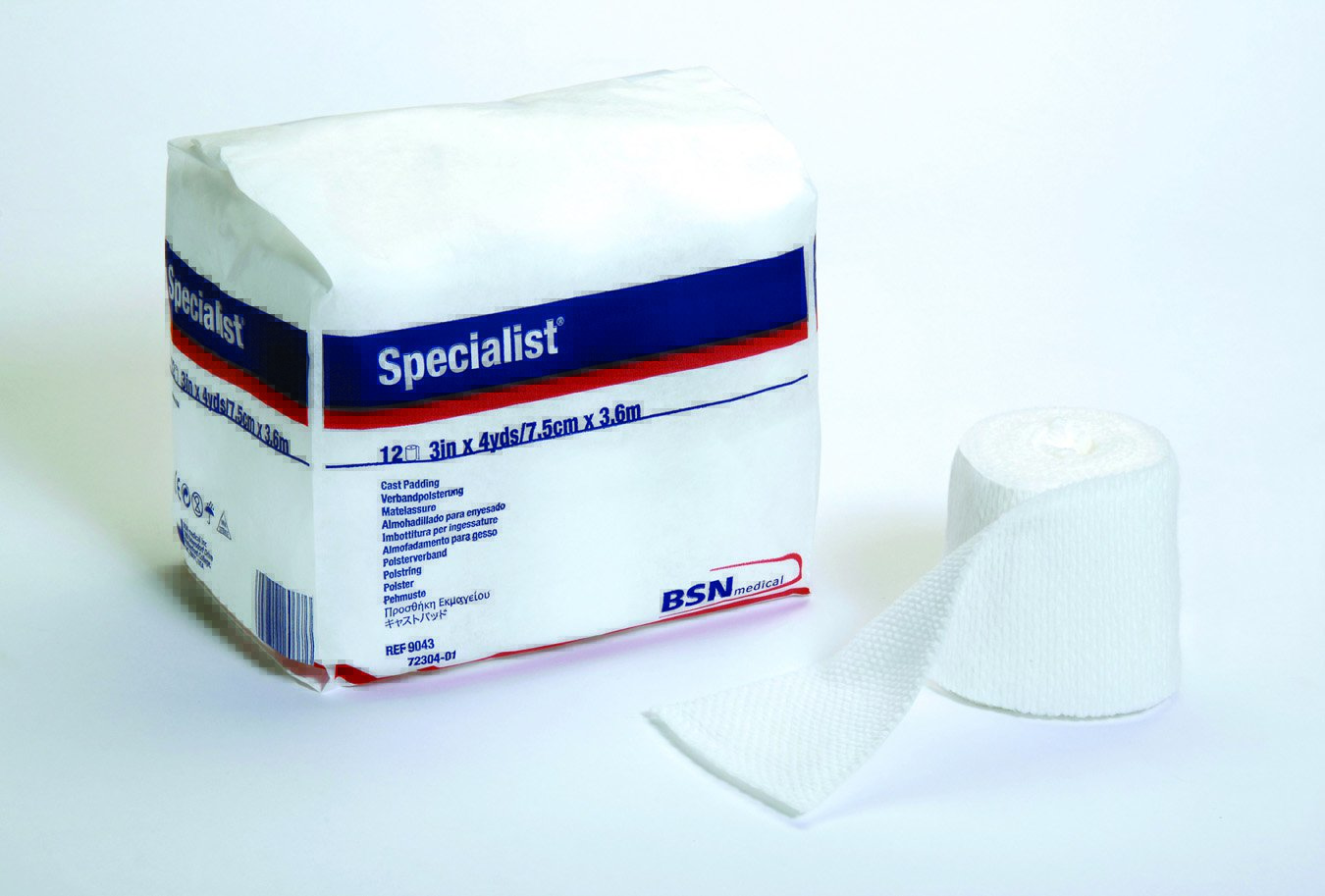 Specialist White Cotton / Rayon Undercast Cast Padding, 6 Inch x 4 Yard MK 4895