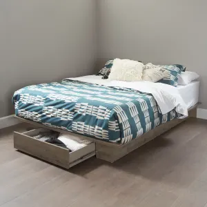 Base para cama tipo plataforma con cajón