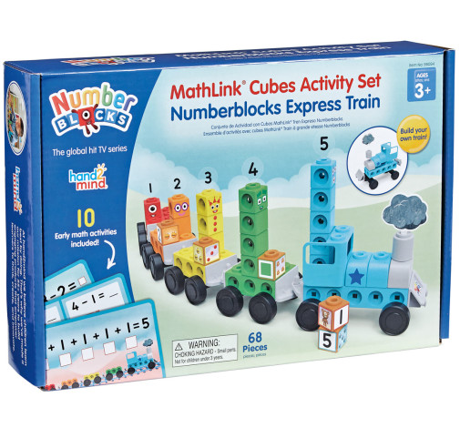 Numberblocks Express Train MathLink Cubes Activity Set