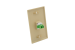 Keystone Jack LC/APC Singlemode Duplex Green