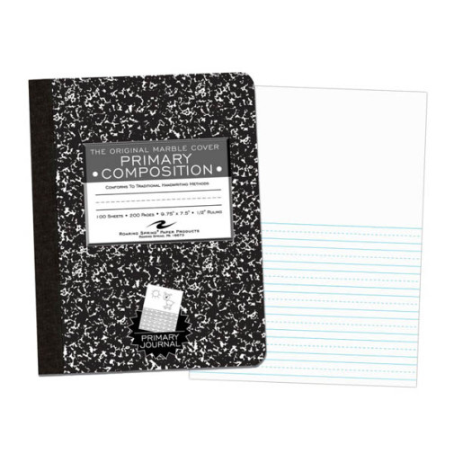 Empty Notebook No Lines: Unlined Journal Notebook, Black Marbled