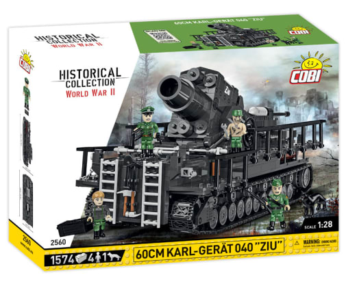 COBI 60cm Karl-Gerät 040 "ZIU" Self-Propelled Mortar - 1574 pieces (HC World War II)