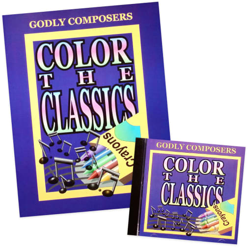 Color the Godly Composers Book & CD Set