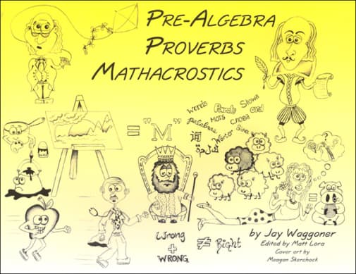 Pre-Algebra Proverbs Mathacrostics