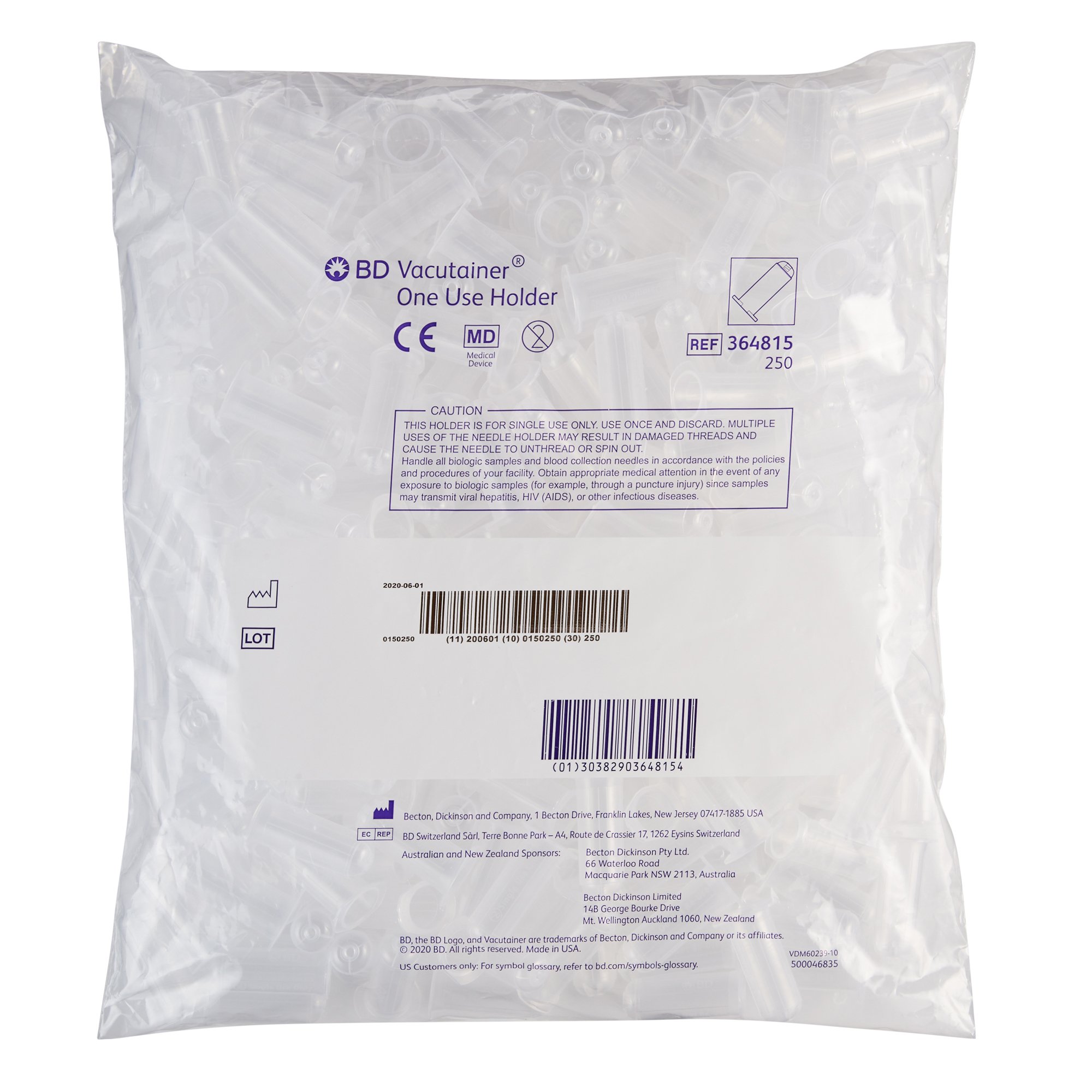 BD Vacutainer Tube Holder MK 458363