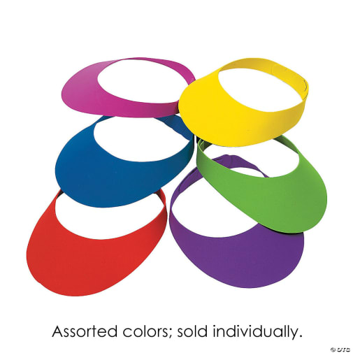 Foam Bright Visor Assorted Color