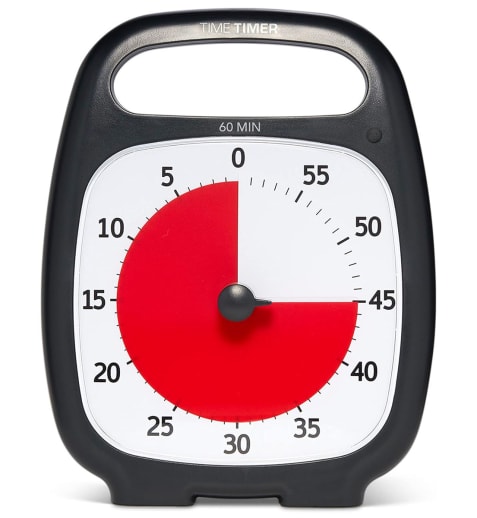 Time Timer Plus (5.5" x 7" clock with built-in handle)