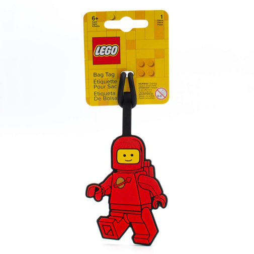 LEGO Bag Tag - Red Spaceman