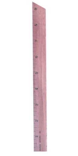 Primary Wood Ruler: 1/4" Increments