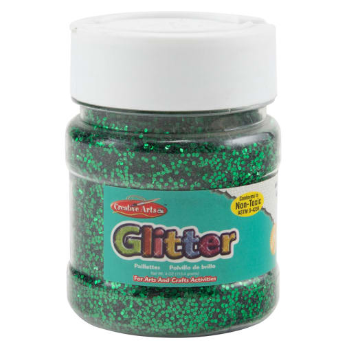 Glitter Shaker Top Jar - Kelly (4oz/113 grams)