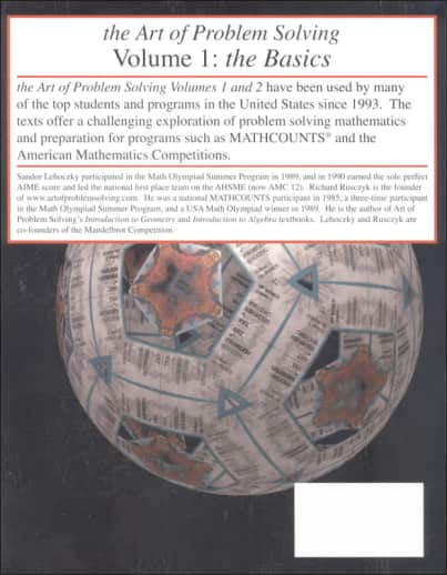 The Art of Problem Solving Volume 1: The Basics Text & Solutions