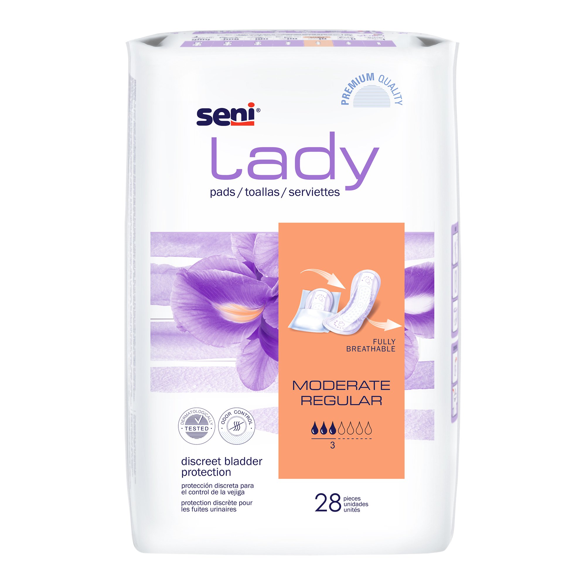 Seni Lady Moderate Absorbency Bladder Control Pads, Regular MK 1222535