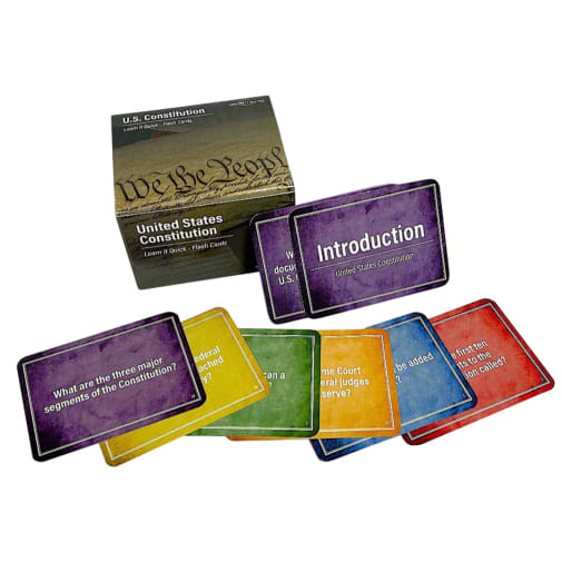 U.S. Constitution Learn It Quick Flash Cards
