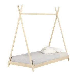 Base para cama en madera maciza