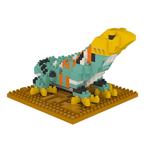 Mini Building Blocks: Collared Lizard (318 pieces)