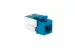 Cat6A RJ45 110 Type Keystone Jack, Blue