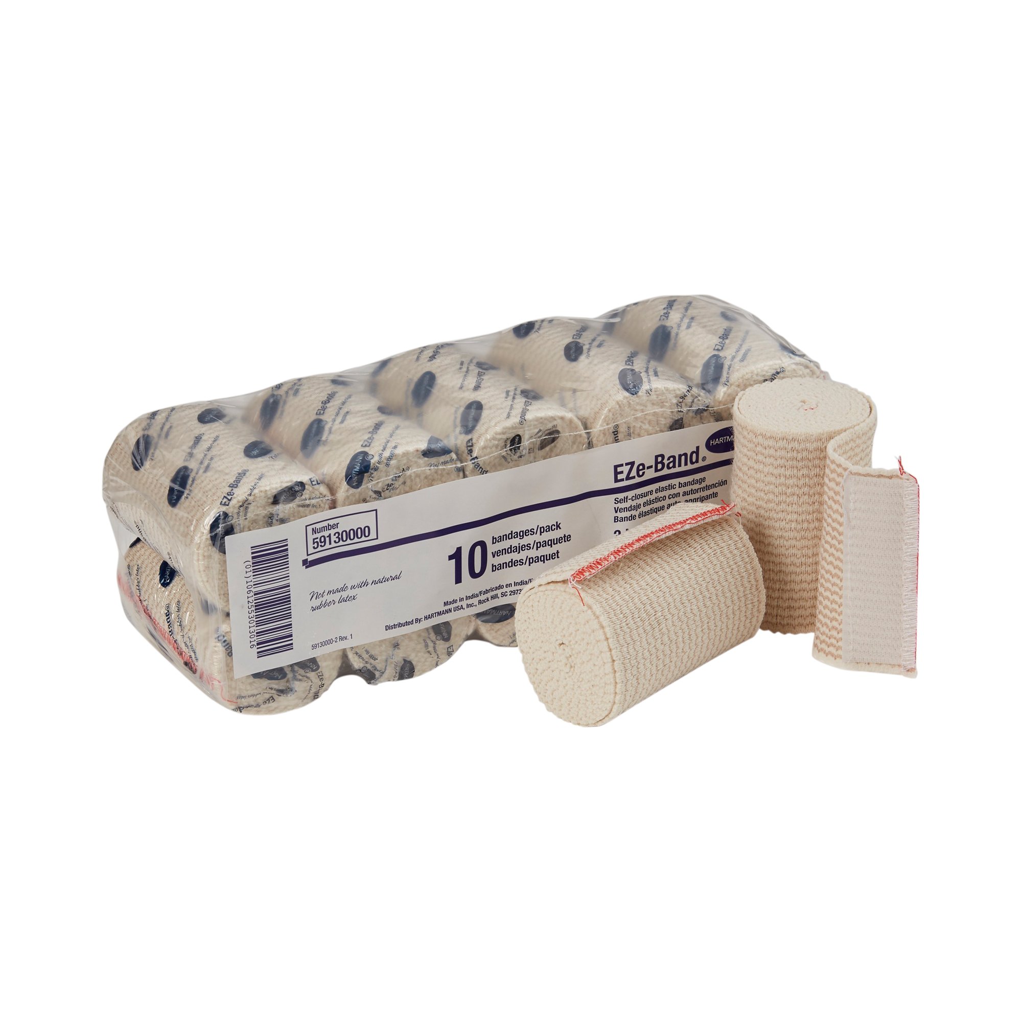 EZe-Band LF Double Hook and Loop Closure Elastic Bandage, 3 Inch x 5 Yard MK 442366
