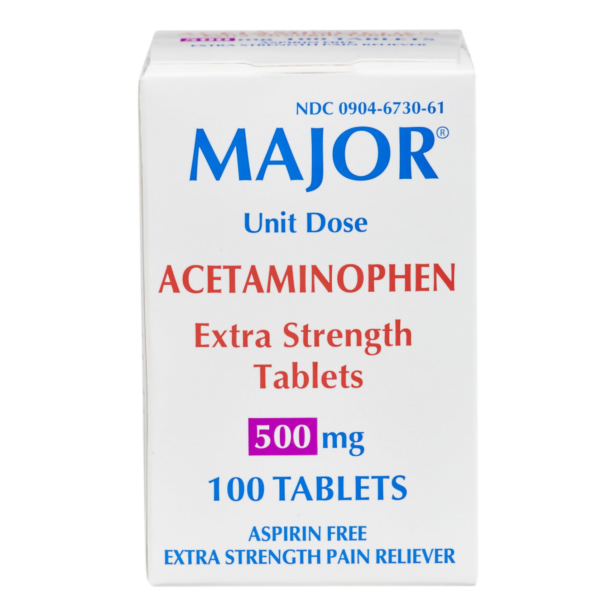 Major Acetaminophen Pain Relief MK 1116601