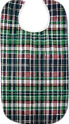 Beck's Classic Quilted Adult Bib, Highland Blue Plaid, 18 x 34 Inch MK 1015993