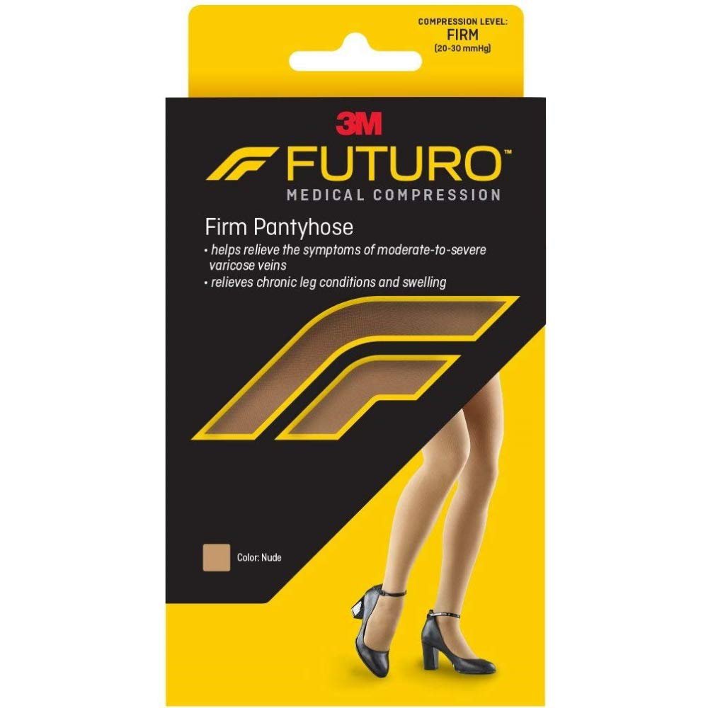 3M Futuro Medical Compression Firm Pantyhose, Nude, Large MK 1084264