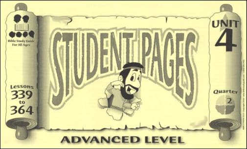 Advanced Student Pages for Lessons 339-364