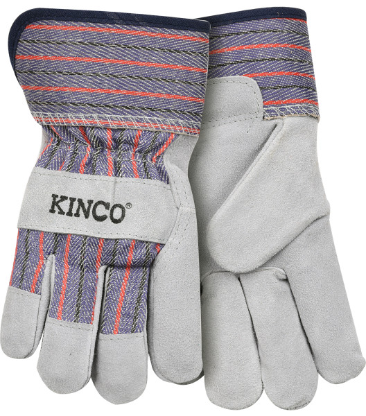 Kids' Suede Leather Palm with Safety Cuff