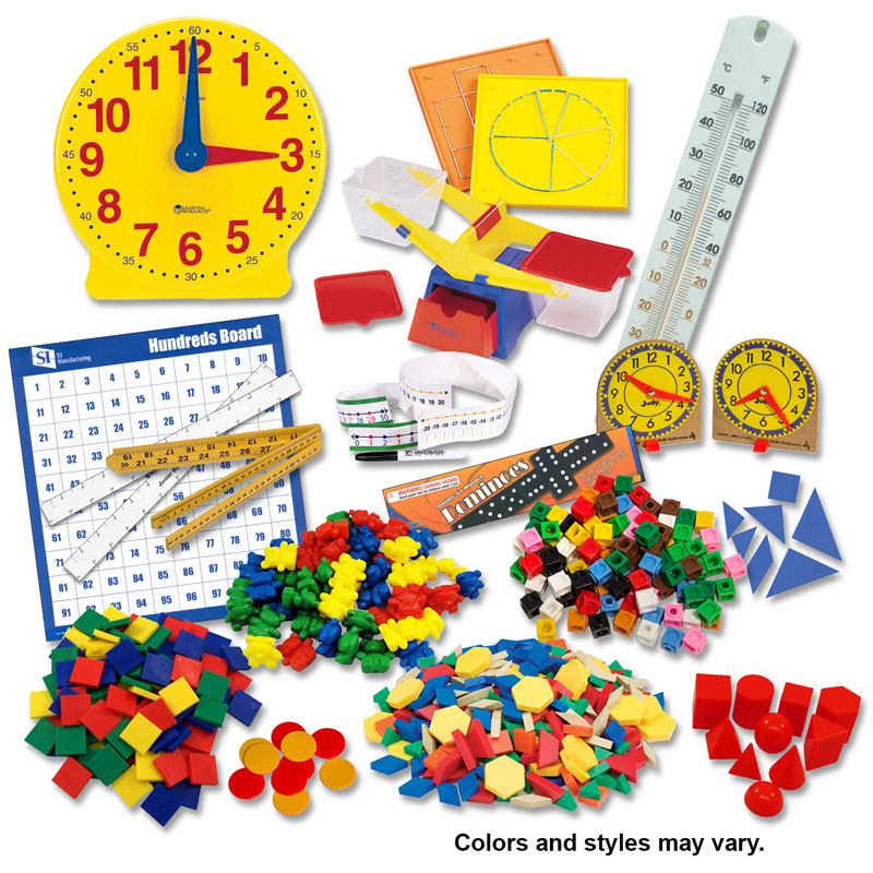 Manipulative Kit K-3 (Plastic Pattern Block Upgrade, Optional Items)